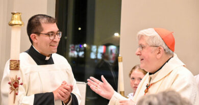 Cardinal celebrates Mass at Sacred Heart