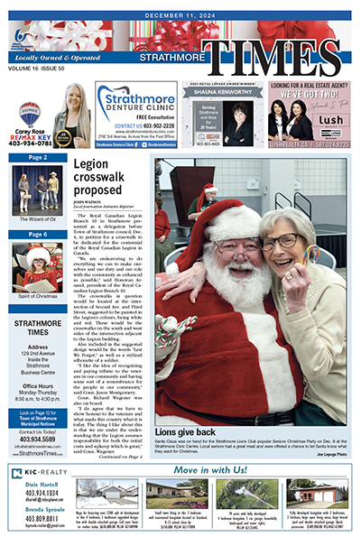 December 11, 2024 Strathmore Times