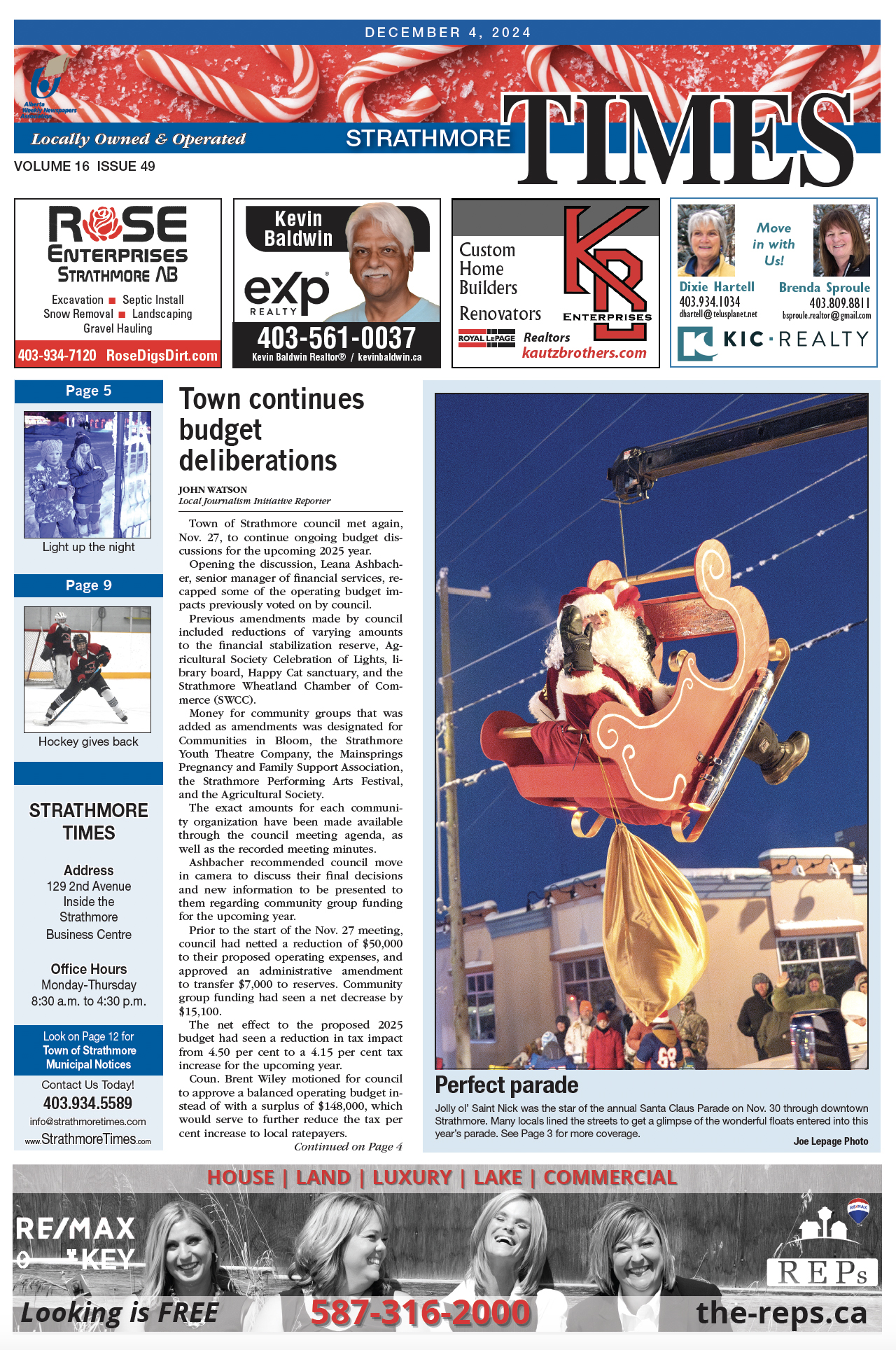 Strathmore Times December 4, 2024 Strathmore Times – Strathmore Times