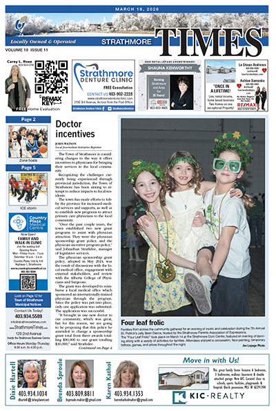 March 18, 2026 Strathmore Times