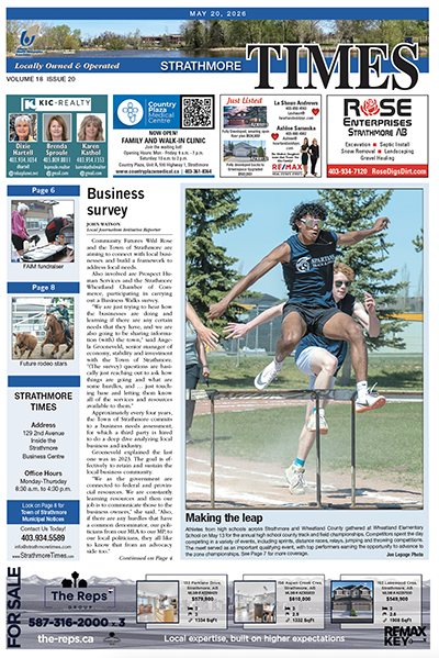May 20, 2026 Strathmore Times