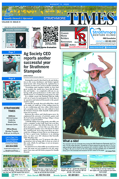 August 5, 2026 Strathmore Times
