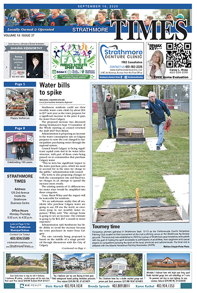 September 16, 2026 Strathmore Times