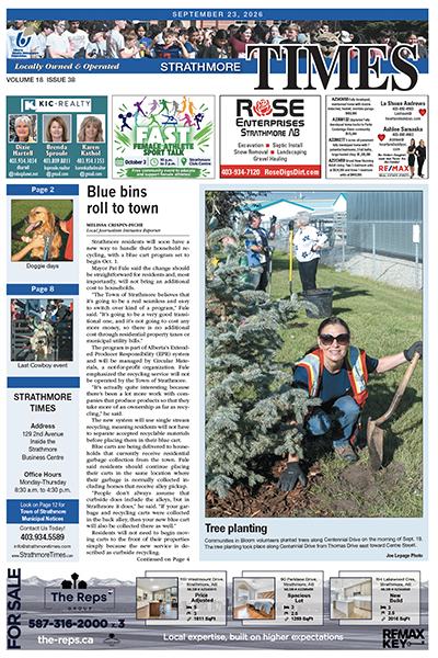 September 23, 2026 Strathmore Times
