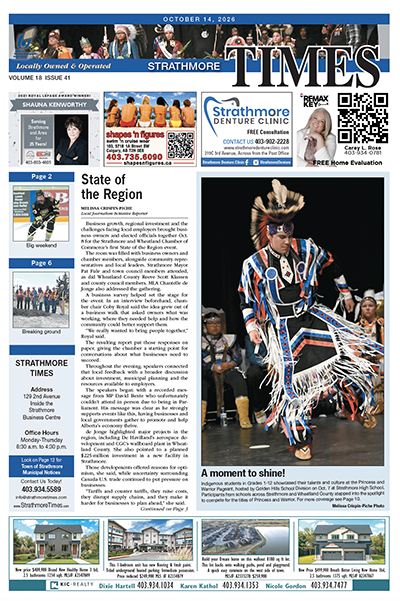 October 14, 2026 Strathmore Times