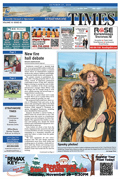 October 21, 2026 Strathmore Times