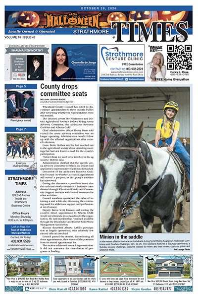 October 28, 2026 Strathmore Times