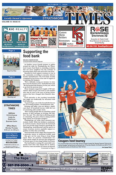 October 7, 2026 Strathmore Times